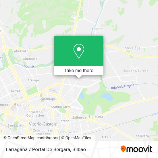 Larragana / Portal De Bergara map