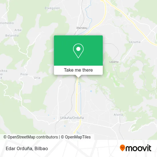 Edar Orduña map