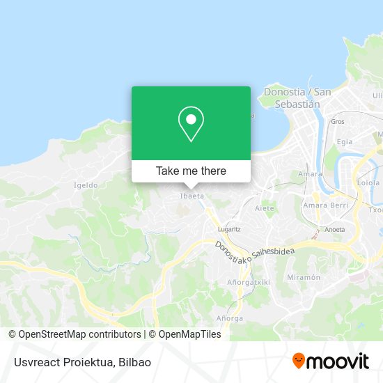 Usvreact Proiektua map