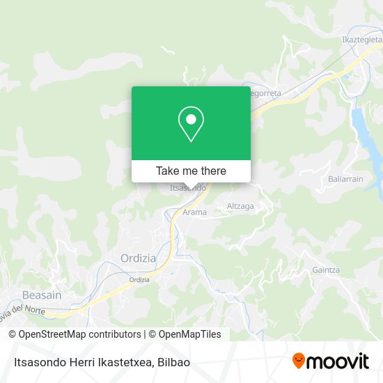 Itsasondo Herri Ikastetxea map