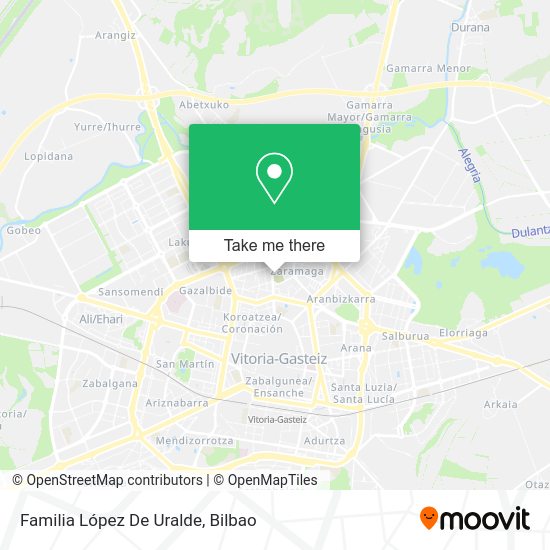 Familia López De Uralde map