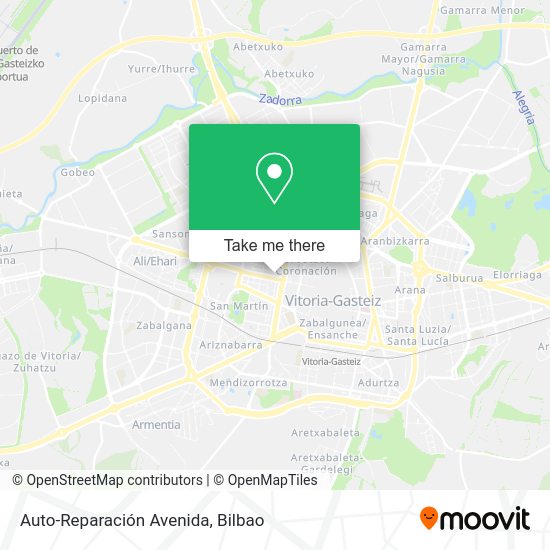 Auto-Reparación Avenida map