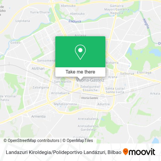 Landazuri Kiroldegia / Polideportivo Landázuri map