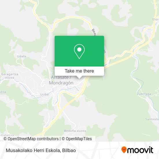 Musakolako Herri Eskola map