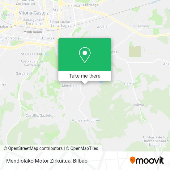 Mendiolako Motor Zirkuitua map