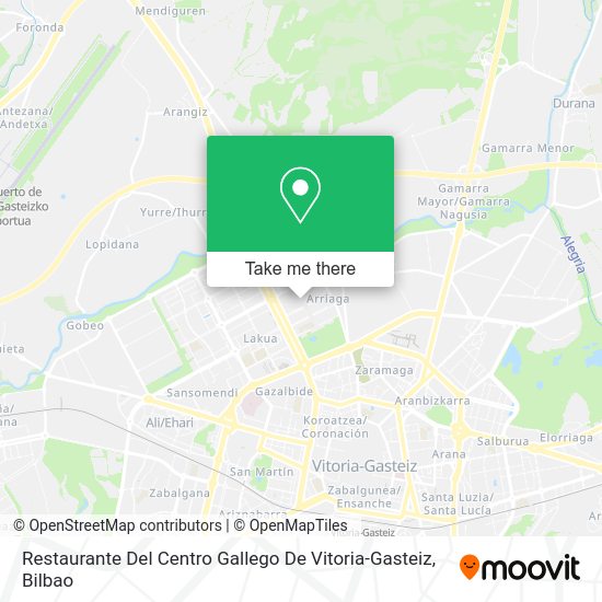 Restaurante Del Centro Gallego De Vitoria-Gasteiz map