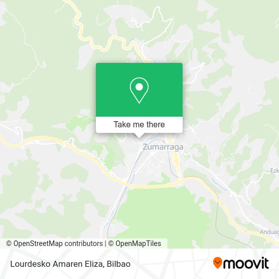Lourdesko Amaren Eliza map