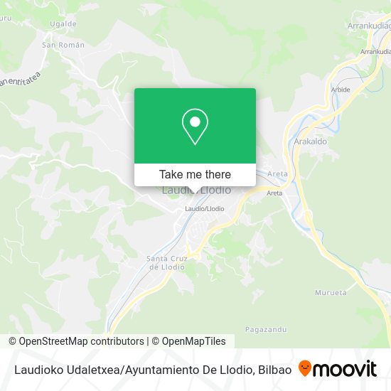 Laudioko Udaletxea / Ayuntamiento De Llodio map