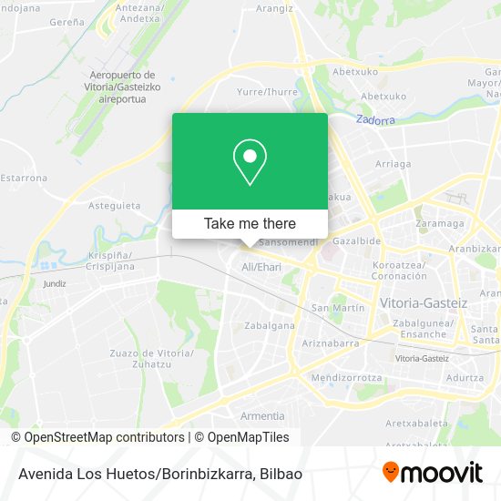Avenida Los Huetos / Borinbizkarra map