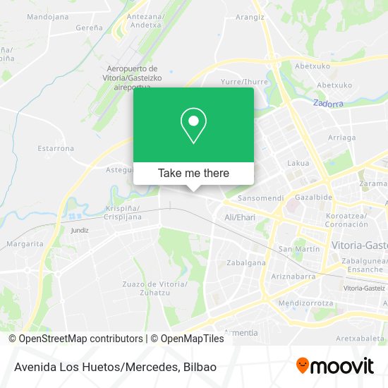 Avenida Los Huetos/Mercedes map