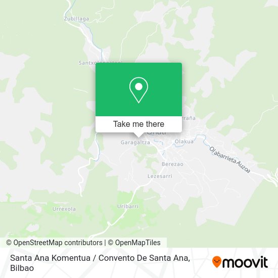 Santa Ana Komentua / Convento De Santa Ana map