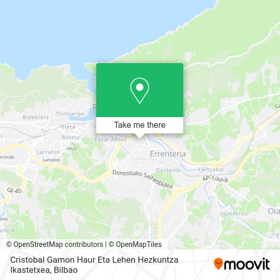 Cristobal Gamon Haur Eta Lehen Hezkuntza Ikastetxea map
