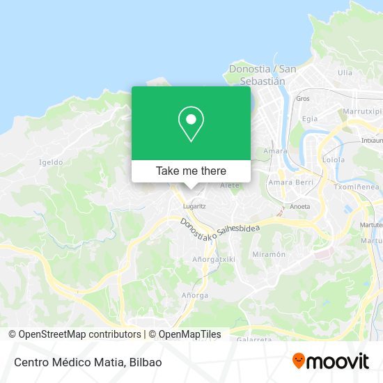Centro Médico Matia map