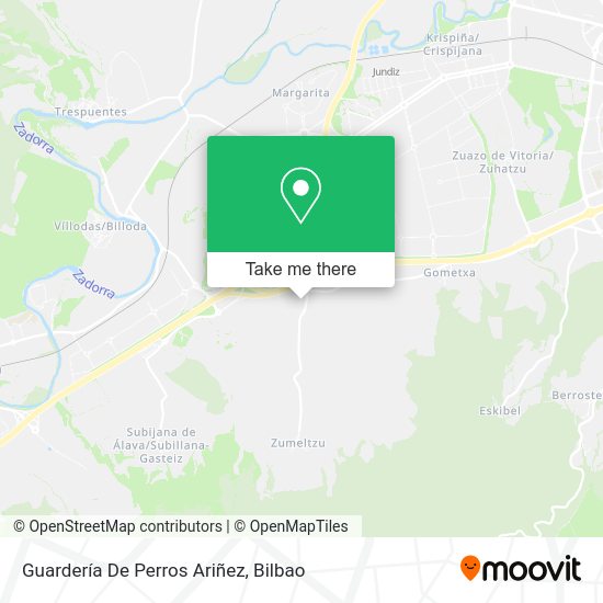 Guardería De Perros Ariñez map