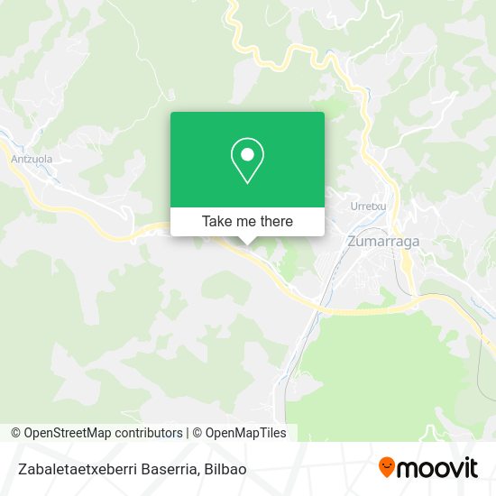 Zabaletaetxeberri Baserria map