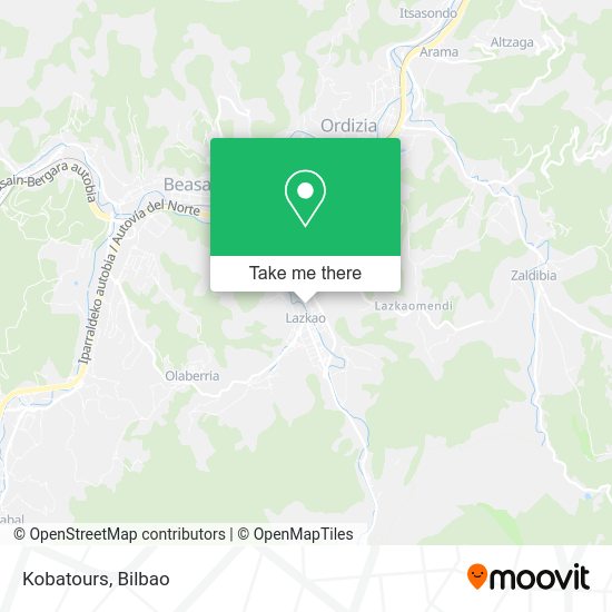 Kobatours map