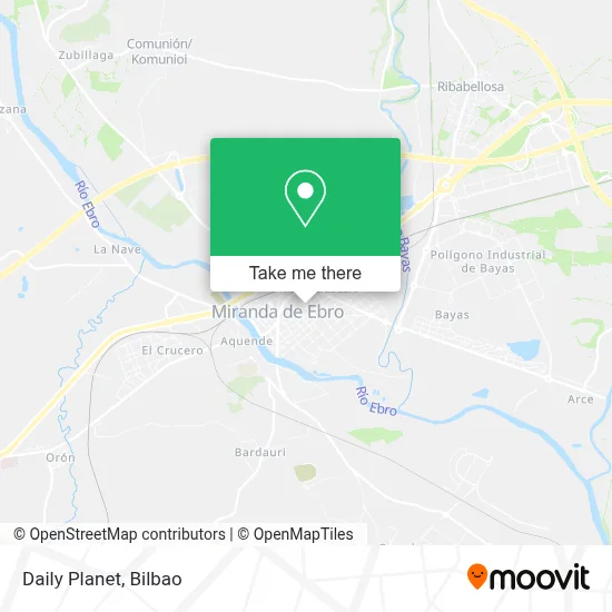 Daily Planet map