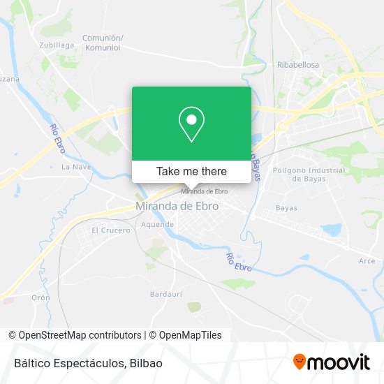 Báltico Espectáculos map