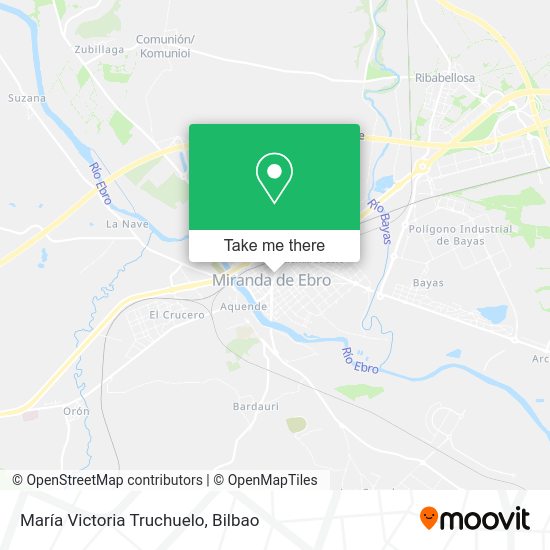 María Victoria Truchuelo map