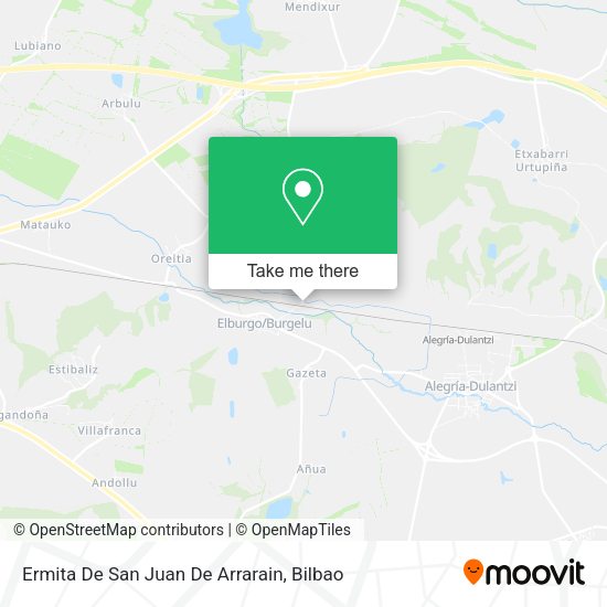 Ermita De San Juan De Arrarain map