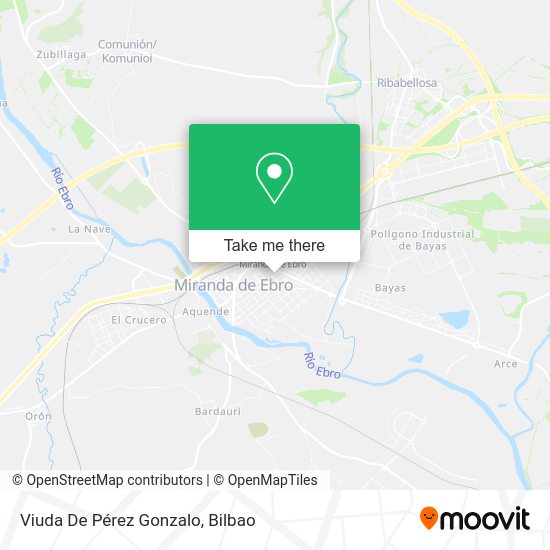 Viuda De Pérez Gonzalo map