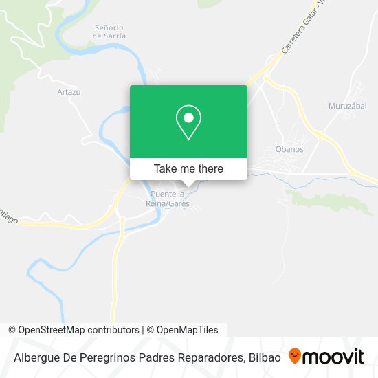 Albergue De Peregrinos Padres Reparadores map