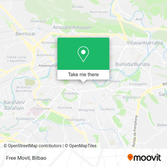 Free Movil map