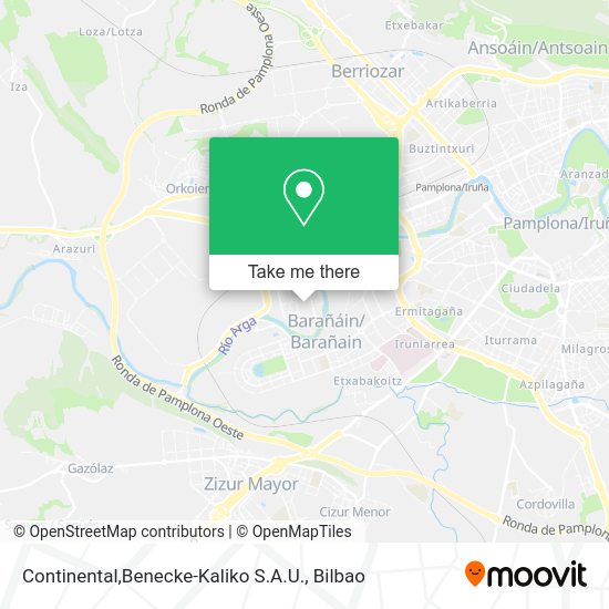 Continental,Benecke-Kaliko S.A.U. map