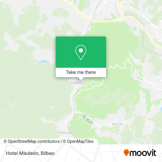 Hotel Mauleón map