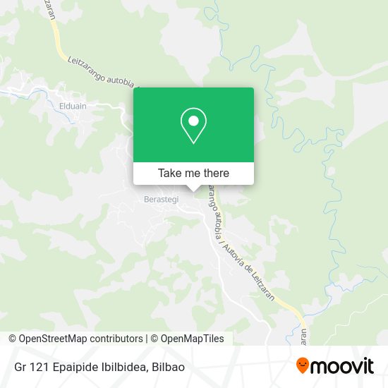 Gr 121 Epaipide Ibilbidea map
