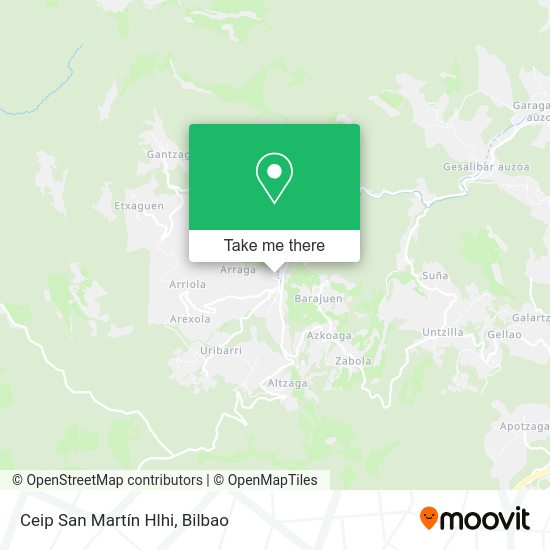 Ceip San Martín Hlhi map