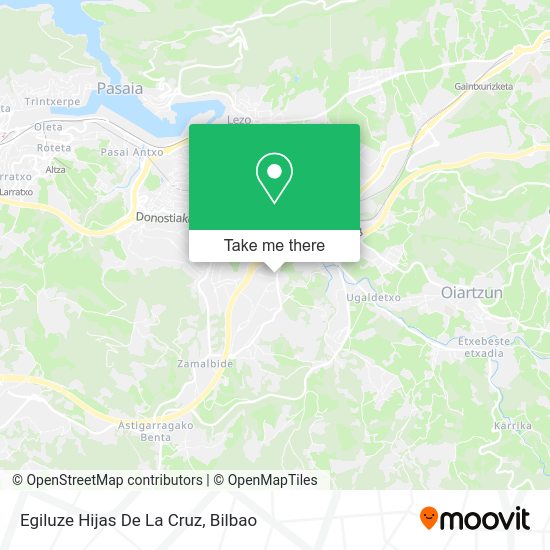 Egiluze Hijas De La Cruz map
