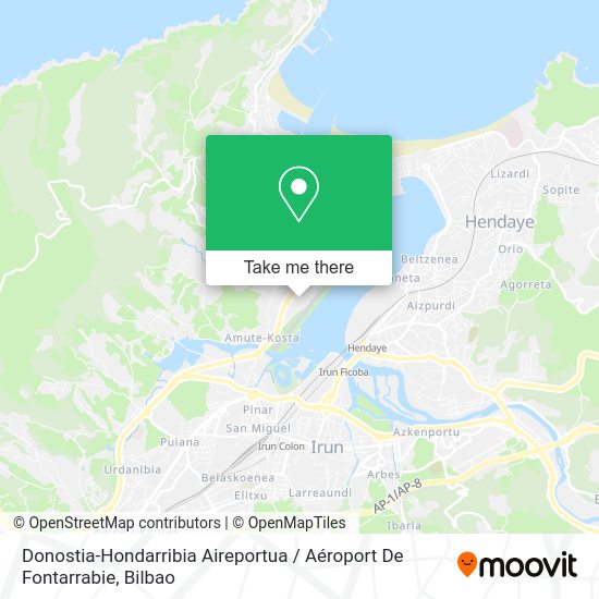 Donostia-Hondarribia Aireportua / Aéroport De Fontarrabie map