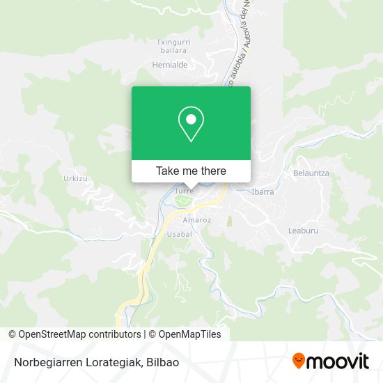 Norbegiarren Lorategiak map