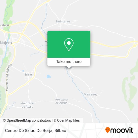 Centro De Salud De Borja map