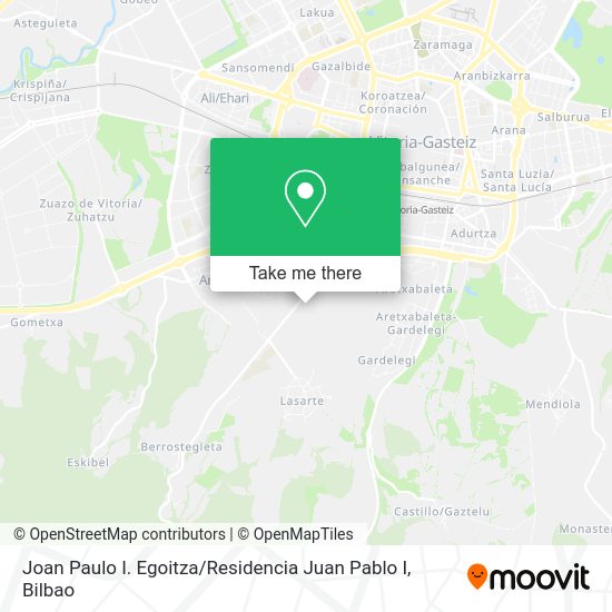 Joan Paulo I. Egoitza / Residencia Juan Pablo I map