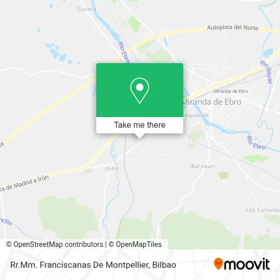 Rr.Mm. Franciscanas De Montpellier map