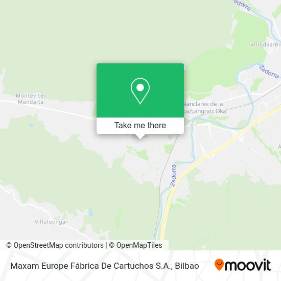 Maxam Europe Fábrica De Cartuchos S.A. map