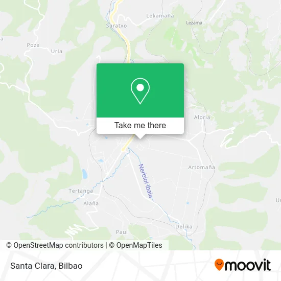 Santa Clara map