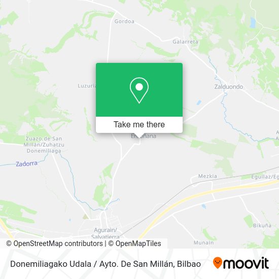 Donemiliagako Udala / Ayto. De San Millán map