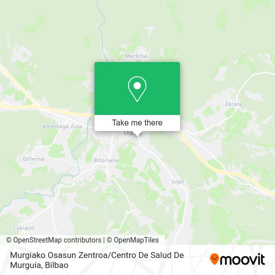 Murgiako Osasun Zentroa / Centro De Salud De Murguía map