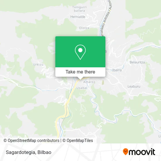 Sagardotegia map