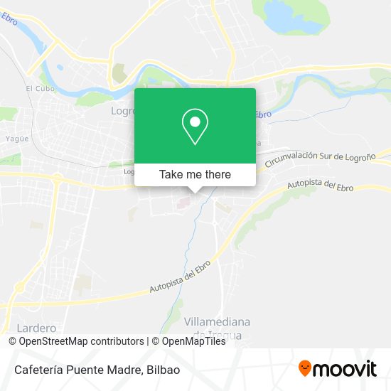 Cafetería Puente Madre map