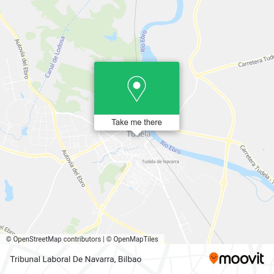 Tribunal Laboral De Navarra map