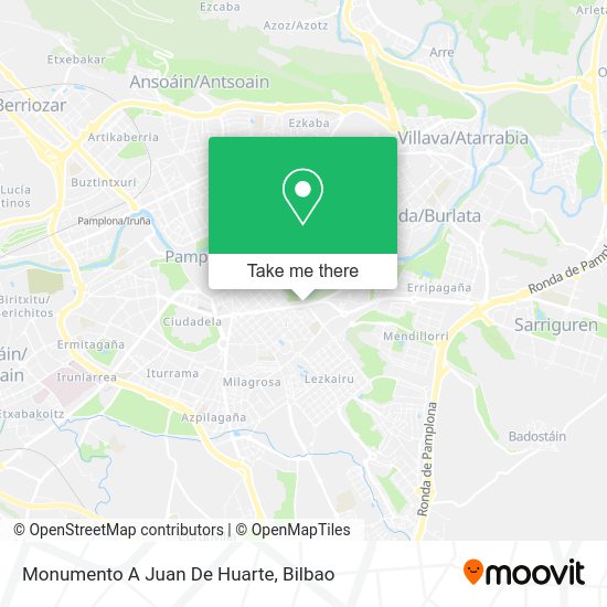 Monumento A Juan De Huarte map