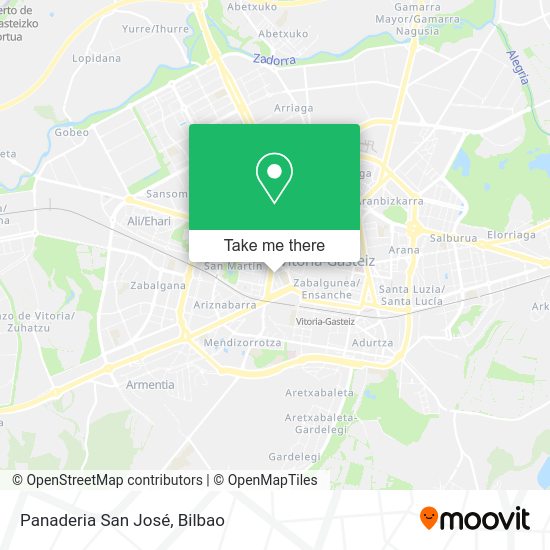 Panaderia San José map