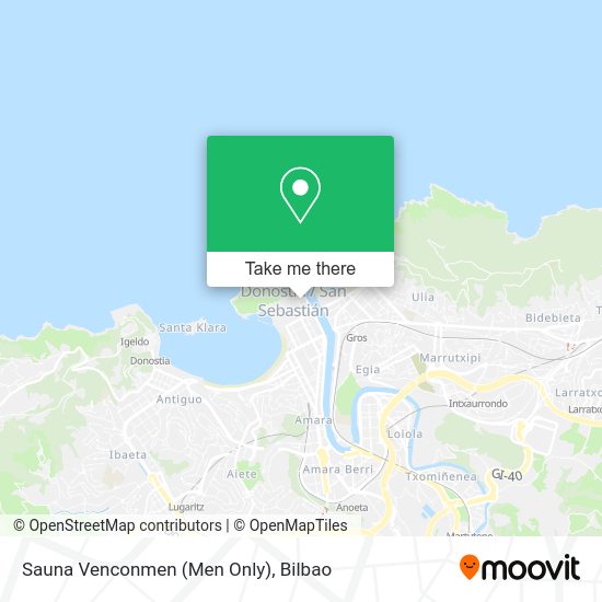 Sauna Venconmen (Men Only) map