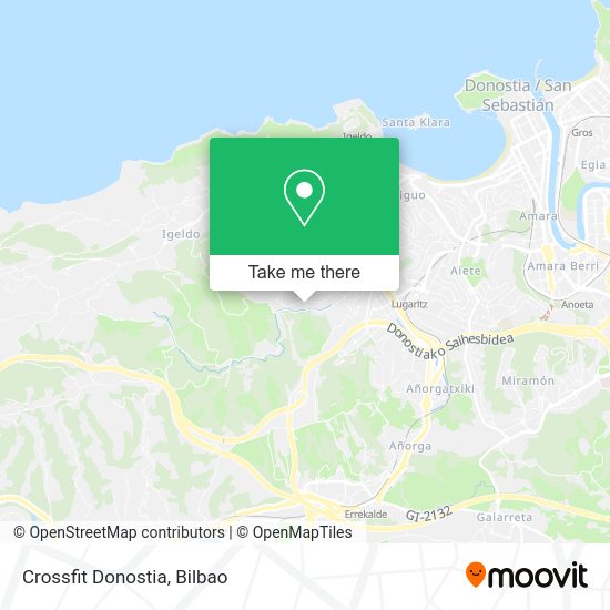 Crossfit Donostia map