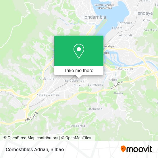 Comestibles Adrián map