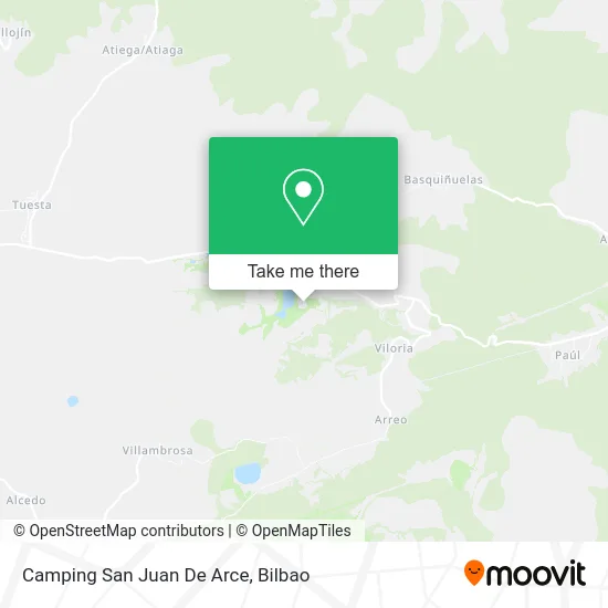 mapa Camping San Juan De Arce